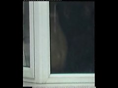 peeping at neighbours fat ass