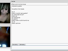Chatroulette: a girl watch me cum 3
