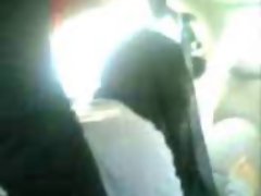 Arab Gangbang - Hijab Girl fucked anal in car and handjob