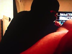 Fat Arab niqab hijabi burka bbw wife sucking blowjob handjob
