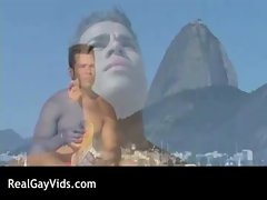 Latino stud gets his tight gay gay sex