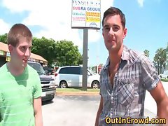Hot straight hunks get outed in public part1