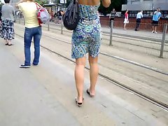 Mature girl dress legs