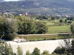 Outdoor masturbation in Swiss Valley 1