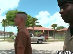 White guy gets dick sucked by black gay part5