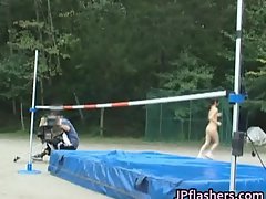 Asian amateur in nude track and field part4