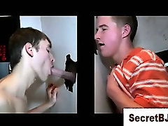STraight guy fooled into gay assfucking at gloryhole