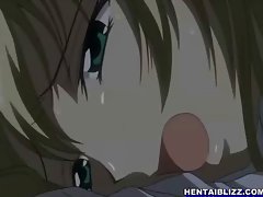 Hentai coed self masturbation and dildoed wet