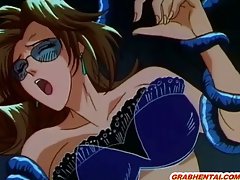 Hot hentai mom with massive tits gets fucked