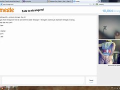 Omegle girl spreads her ass