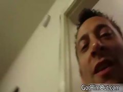 Ari silvio jerking his massive phallus gay porno