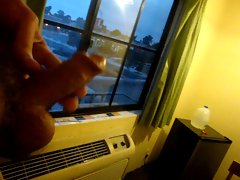 exposed motel window cum