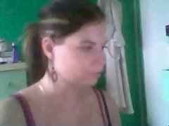 wild lady on webcam
