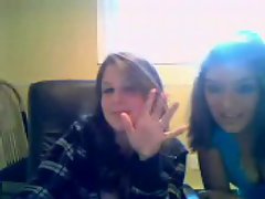 Two college randy chicks teasing on omegle