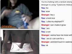 Omegle 02 - Plump Lady Plays With Vibrating sex toy