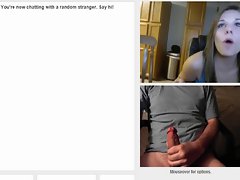 Omegle - She&,#039,s excited