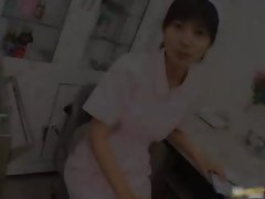 Super sexy Japanese nurses sucking