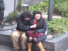 Asian chick humiliated in public