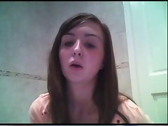 Kaylee Masturbates in her Bathroom Spy Cam
