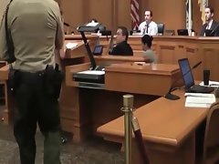 Hippy Nudist Strips Off During Court Hearing